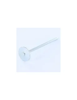 Kg de pointes Embase collerette RONDE Diamètre de tête: 20 Acier zingué 3.5X70 - 1 pièce