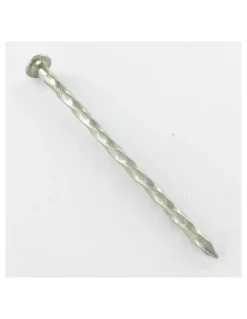 Kg de pointes Torsadées Acier zingué 5X140 - 10 pièces