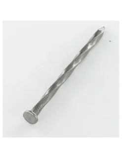 Kg de pointes Torsadées Acier brut 4.1X100 - 5 pièces