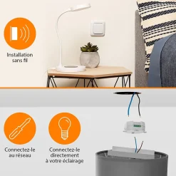 Kit 3 interrupteurs sans fil pour chambre Smartwares