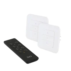 Kit 2 interrupteurs volet et télécommande Dio Connect Chacon