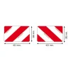 Kit 2 panneaux aluminium pour convoi agricole France 423x282x1 mm