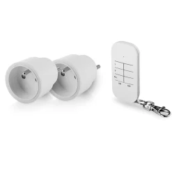 Kit 2 prises commandées sans fil Smartwares 2300W