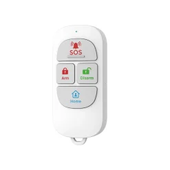 Kit Alarme Etendu Évolutif 868 Mhz connecté Wifi 2,4Ghz avec Sirène 90dB Flash LED intégré (9 zones détectées)