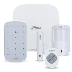 Kit alarme sans fil WIFI, 3G, 4G et GPRS 150 zones 868Ghz - DAHUA - 5 pièces