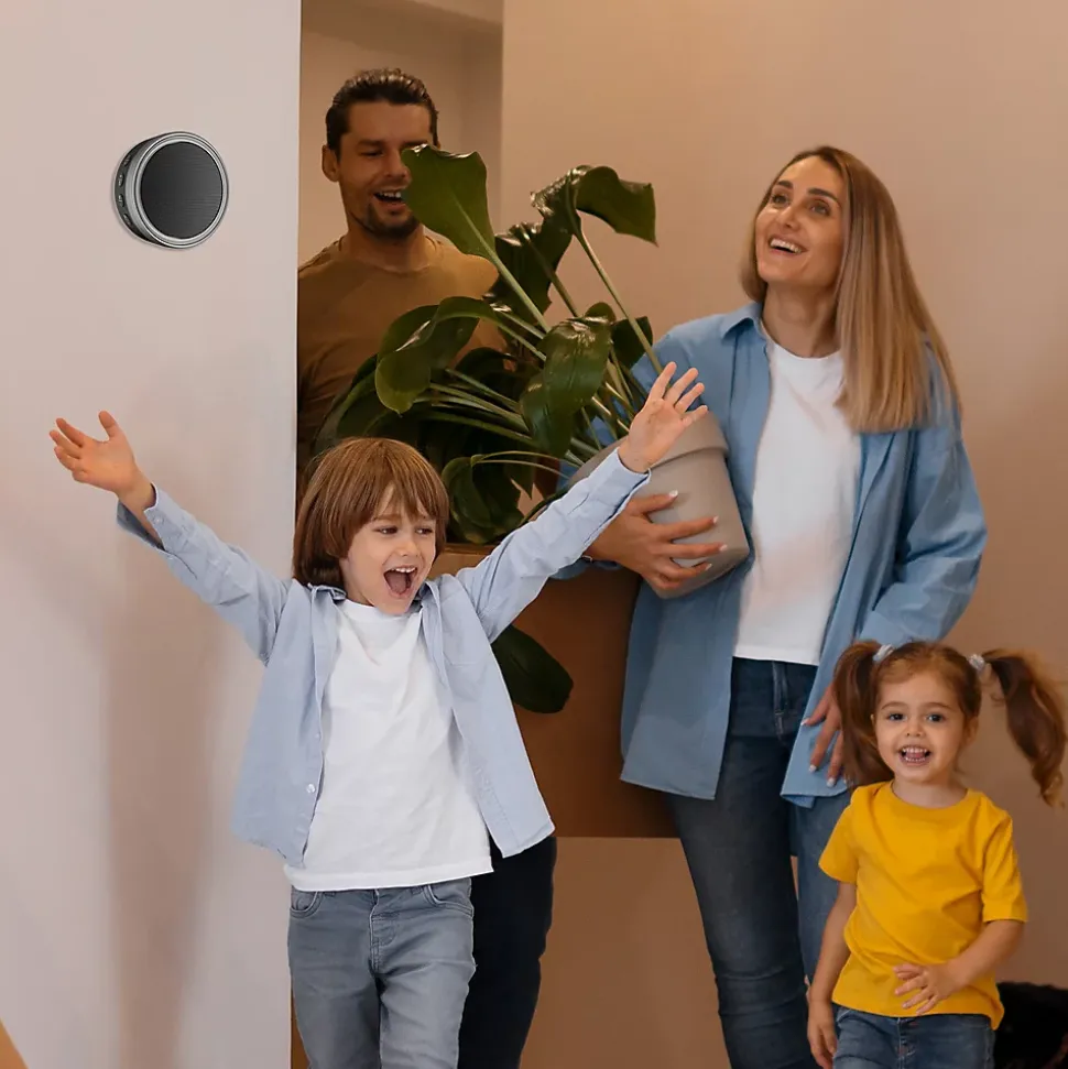 Kit Alarme Évolutif 868 Mhz connecté Wifi 2,4Ghz avec Sirène 90dB Flash LED intégré