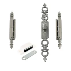 Kit ameublement vieux fer patiné, lot de 2