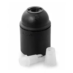 Kit Cache Douille Cylindrique en Bois Wengé Une Touche Exotique pour Vos Luminaires