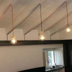Kit Cache Douille Tube en Bois Brut 90mm à Personnaliser Une Touche Moderne pour Vos Luminaires