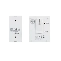 Kit carillon et sonnette sans fil 32 mélodies alimentation par piles Essentiel Legrand - Blanc