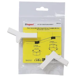 Kit contournement pour moulure 20 x 12,5 mm Legrand