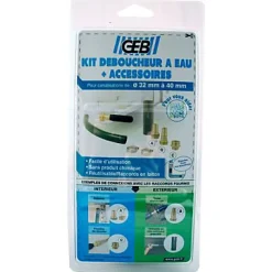 Kit déboucheur à eau canalisation Geb ø32-40 mm