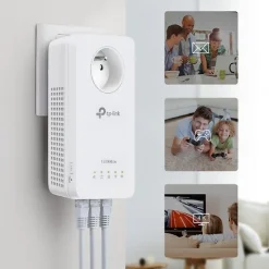Kit de 2 adaptateurs Wifi CPL TP-Link AV1300 avec prise gigogne