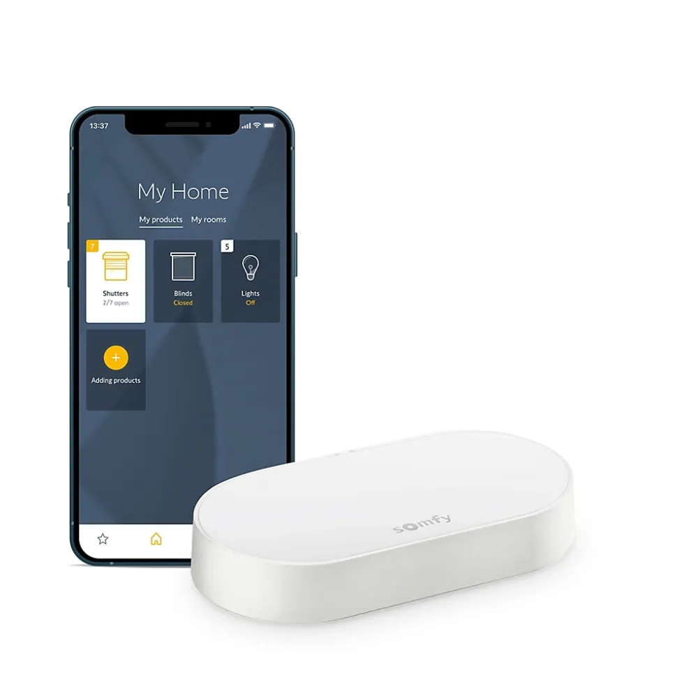 Kit de connectivité Somfy 1870755 pour contrôler les moteurs io & RTS et l’éclairage Somfy avec un smartphone
