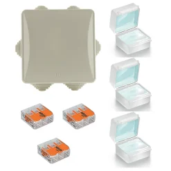 Kit de connexion étanche - IP44 - 3 bornes Wago - Dio