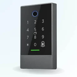 Kit de contrôle d'accès connecté - code badge et biométrie - locky 7 bio