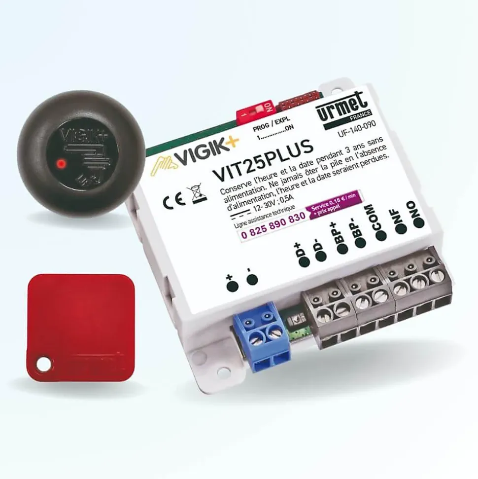 Kit de contrôle d'accès vigik+ (pour pose encastrée) t25 - urmet