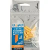 Kit de fixation accessoires de salle de bain Scell-It "Je fixe"