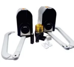 Kit de motorisation sur batterie 24V pour portail battant à bras Compas Genius by FAAC