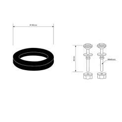 Kit de rénovation pour réservoir de toilette Flomasta