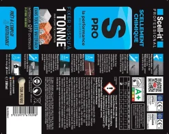 Kit de scellement chimique 280 ml avec accessoires