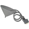 Kit de suspension luminaire Zenitech 2 pôles+terre métallisé