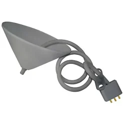 Kit de suspension luminaire Zenitech 2 pôles+terre métallisé
