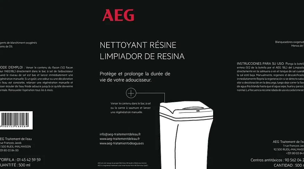 Kit d'entretien AEG pour adoucisseur