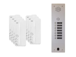 Kit interphone 1 rangée avec 7 combinés URMET Collectif