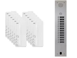 Kit interphone 1 rangée avec 12 combinés URMET Collectif