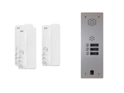 Kit interphone 1 rangée avec 3 combinés URMET Collectif