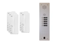 Kit interphone 1 rangée avec 5 combinés URMET Collectif