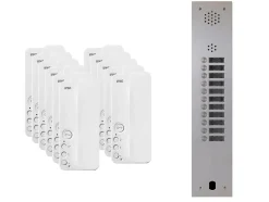 Kit interphone 1 rangée avec 11 combinés URMET Collectif