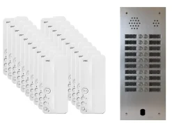 Kit interphone 2 rangées avec 20 combinés URMET Collectif