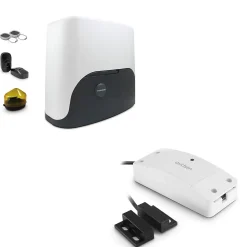 Kit Motorisation portail coulissant + module wifi connecté smartphone