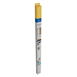 Kit moulure semi-circulaire D-Line 30 x 15 mm blanc avec accessoires, lot de 3
