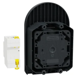 Kit Mureva EVlink - Protection + Prise courant 2P+T renforcée VE IP66 IK08 Gris Schneider Electric