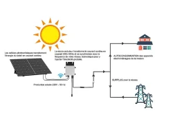 Kit panneau solaire Plug and Play - 425 W - LUMINOSER