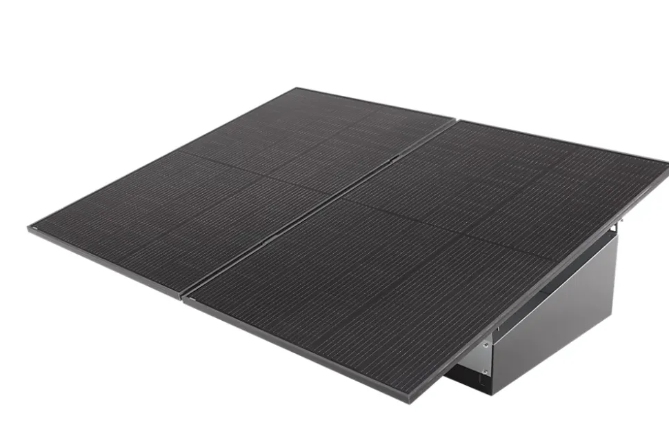 Kit panneau solaire Ultrawatt avec fixation pour toiture terrasse 5100W