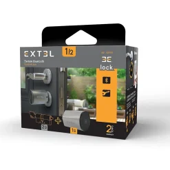 Kit Serrure Connectée Extel Lock + cylindre 35/35 mm + clavier sans fil + 2 badges supplémentaires