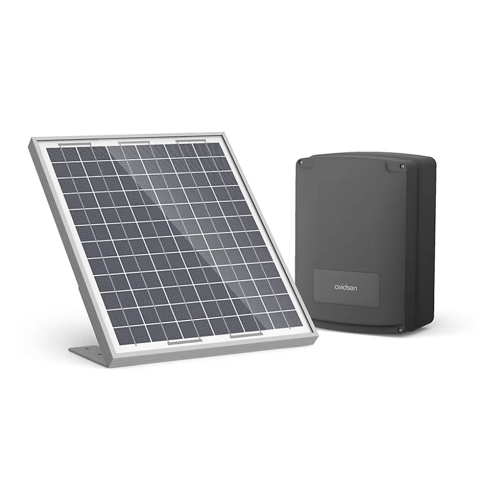 Kit solaire universel pour motorisation de portail 12V et 24V Avidsen