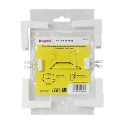 Kit tour de pièce pour moulure 20 x 12,5 mm Legrand