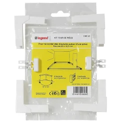 Kit tour de pièce pour moulure 20 x 12,5 mm Legrand