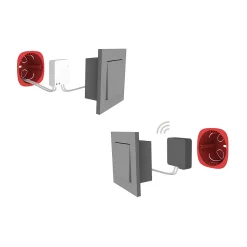 Kit va et vient récepteur + émetteur 250W - Blanc - DiO