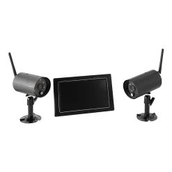 Kit vidéosurveillance intérieur et extérieur - 2 caméras Chacon 1080P - 4 canaux - 2 To