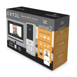 Kit Visiophone connecté et sans fil Wave 2 + 1 batterie supplémentaire - Extel