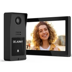 Kit visiophone filaire connecté Digital Connect + coque graphite