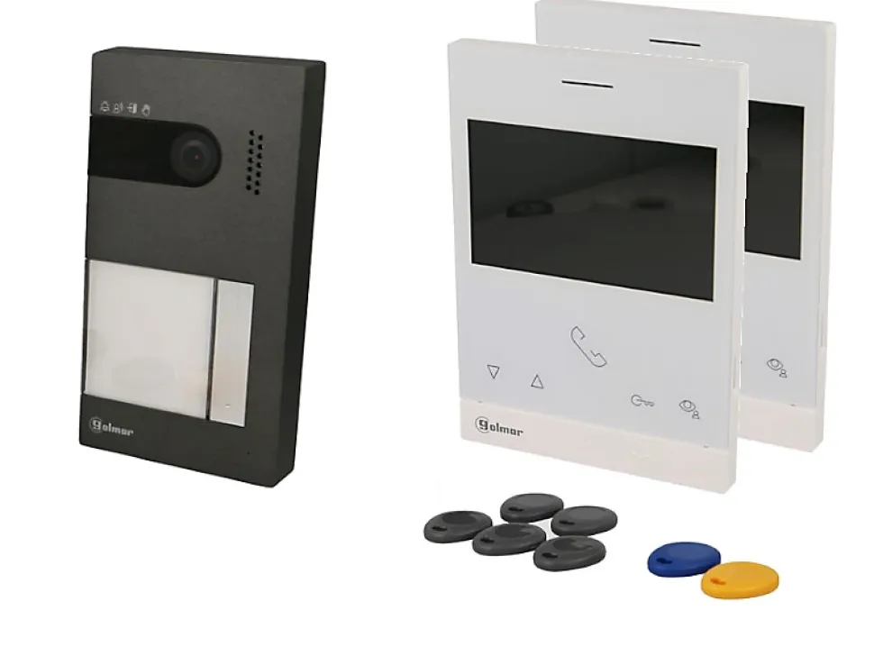 Kit visiophone GOLMAR Soul 4" 2 écrans