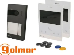 Kit visiophone GOLMAR Soul 4" 2 écrans