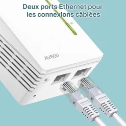Kit 2X CPL AV600 + WiFi N300 TP-Link